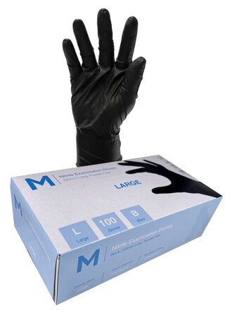 Nitrile Black Gloves 7.0g