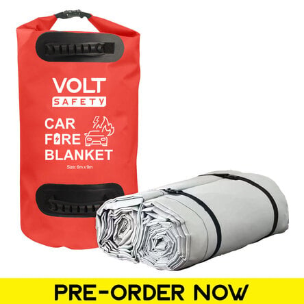 EV Car Fire Blanket 9m x 6m with Storage Bag – Volt Safety