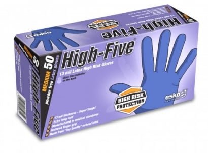 High Five High Risk Latex Disposable Gloves