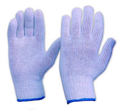 Polycotton Knitted Glove