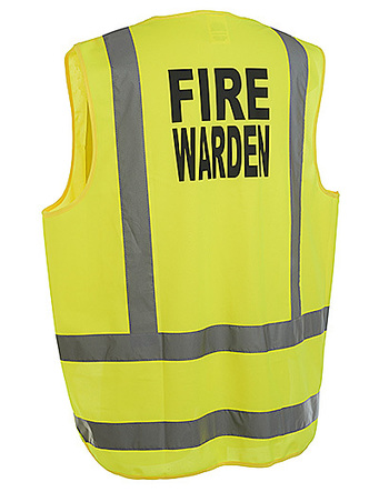Fire Warden Vest Yellow