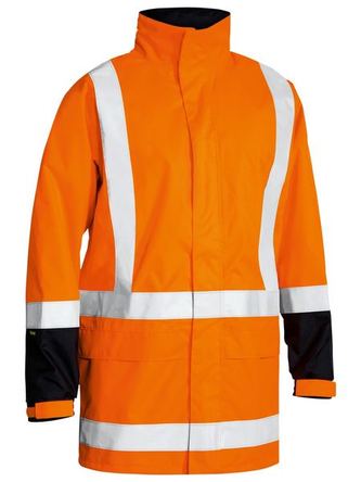 TTMC-W23 Taped Hi Vis Rain Shell Jacket