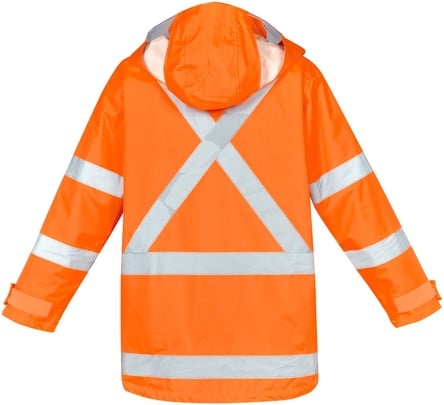 HI VIS X BACK 4 IN 1 WATERPROOF JACKET