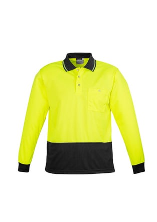  Hi Vis Basic Spliced L/S Polo