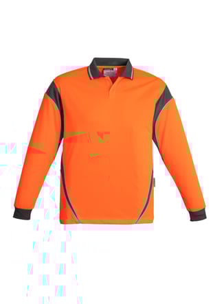 Hi Vis L/S Aztec Polo