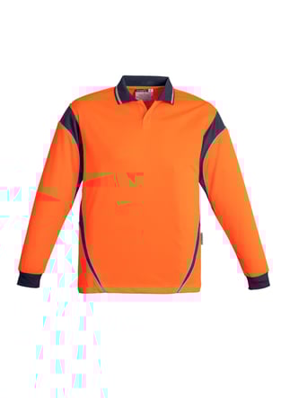 Hi Vis L/S Aztec Polo