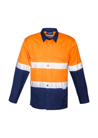  Hi Vis Spliced Rugged Shirt - Hoop Taped