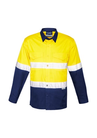  Hi Vis Spliced Rugged Shirt - Hoop Taped