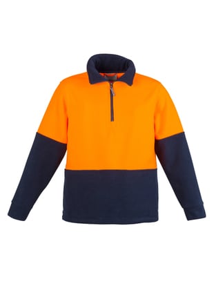  Hi Vis Half Zip Fleece Jumper