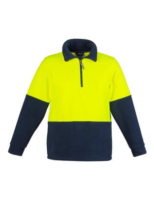  Hi Vis Half Zip Fleece Jumper