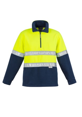  Hi Vis Fleece Jumper - Hoop Taped