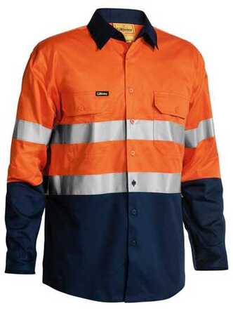 Orange Taped Hi Vis Cool Lightweight Shirt