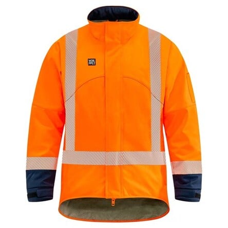 ARCGUARD® JACKET TTMC-W23 SOFTSHELL INHERATEX ORANGE/NAVY 16CAL 