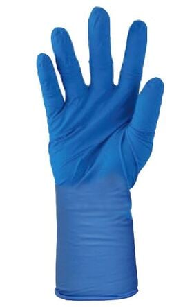 Nitrile Long Cuff Sky Blue Gloves 6.0g 