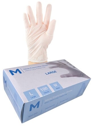 Nitrile White Gloves 5.0g