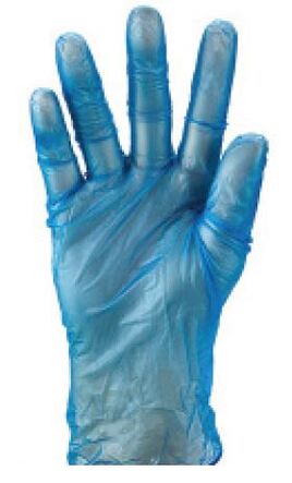 Vinyl Blue Gloves 5.0g 