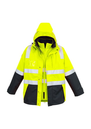 HI VIS 4 IN 1 WATERPROOF JACKET