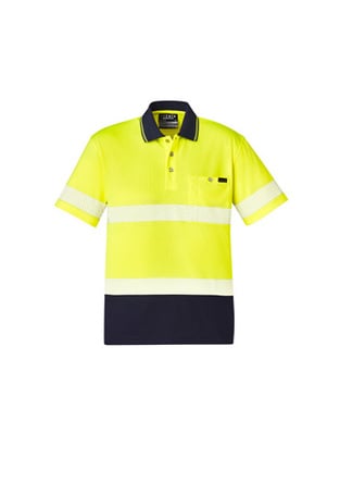 Hi Vis Segmented S/S Polo Hoop Taped 