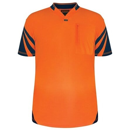 POLO DAY ONLY QUICK-DRY COTTON BACKED ORANGE