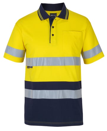 HI VIS (D+N) S/S COTTON POLO