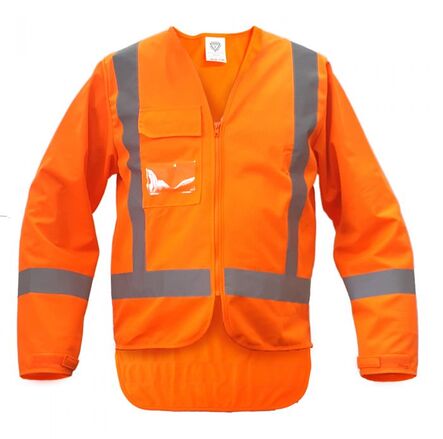 Caution TTMC-W23 Long Sleeve Safety Vest