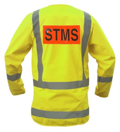 Caution STMS Long Sleeve Safety Vest