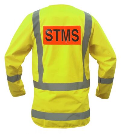 Caution STMS Long Sleeve Safety Vest 6XL and Up 
