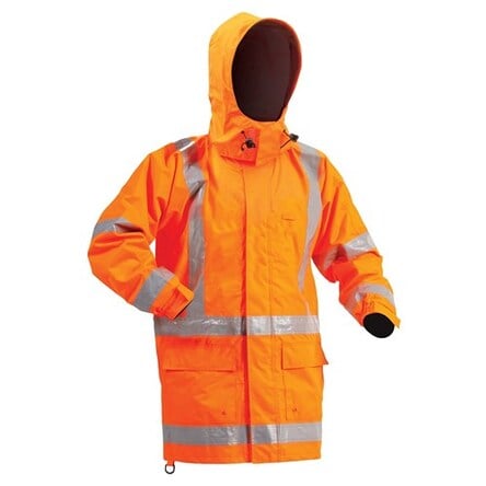 WET WEATHER JACKET STAMINA TTMC-W23 X-BACK ORANGE