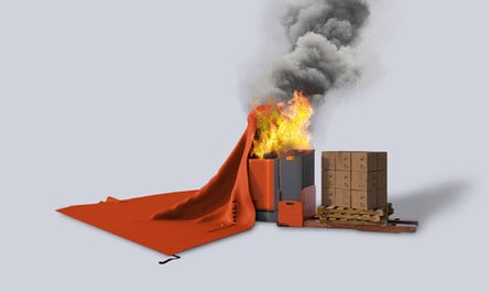 Forklift Fire Blanket 5m x 5m