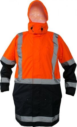 Caution StormPro D/N Jacket - Orange/Navy