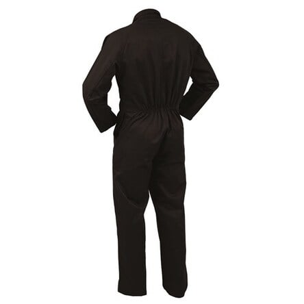 100% Cotton Black OVERALL With ZIP 