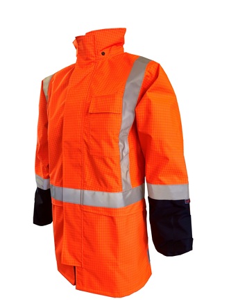 ARCPRO&reg; Fire Retardant Anti-Static Wet Weather Jacket