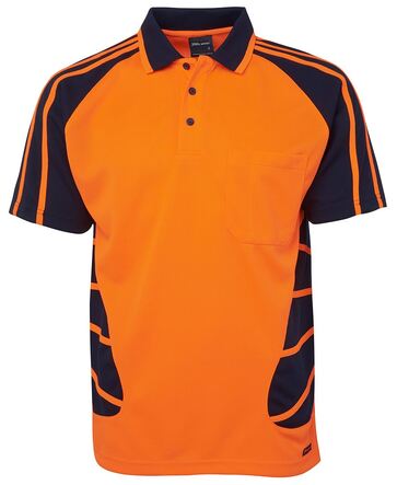 HI VIS S/S SPIDER POLO