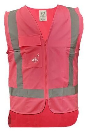 Caution D/N Safety Vest - Pink