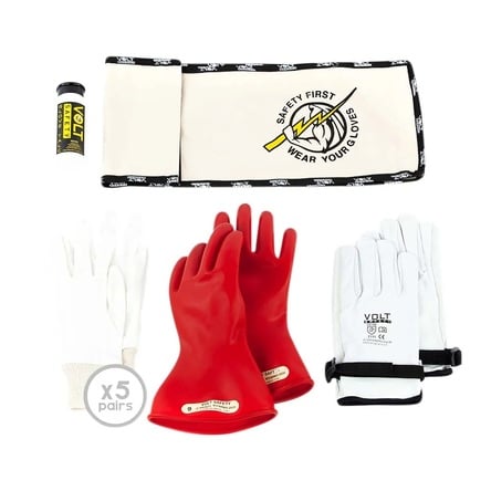 Volt® Electrical Insulated Glove Kit Class 00 500V – 