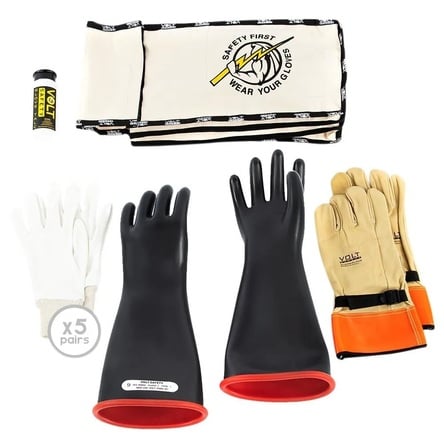 Volt® Electrical Insulated Glove Kit Class 1 7.5kV – 