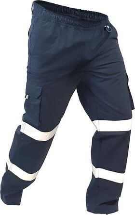 Ripstop Elastic Waist Cargo Pants King Size