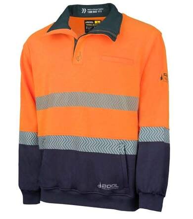 Bool Hi-Vis Water Repellent Fleece Jumper