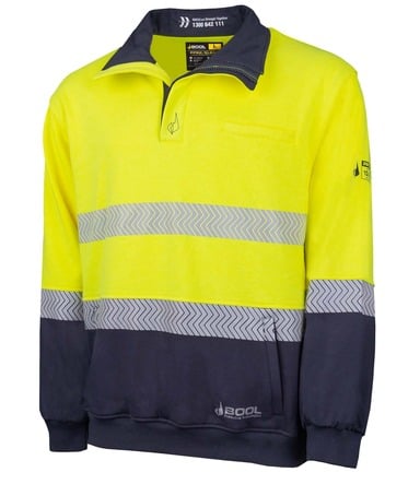 Bool Hi-Vis Water Repellent Fleece Jumper