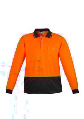 Hi Vis Basic Spliced L/S Polo