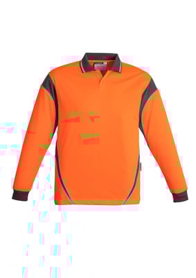 Hi Vis L/S Aztec Polo