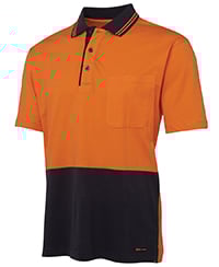 HI VIS SHORT SLEEVED COTTON POLO