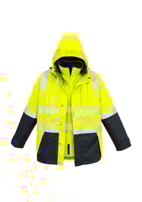 HI VIS 4 IN 1 WATERPROOF JACKET