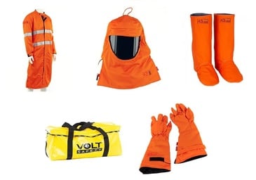 Volt® Arc flash Kit HRC4 43cal/cm2 Switching Coat – Standard Hood