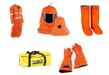 Volt® Arc flash Kit HRC4 43cal/cm2 Switching Coat – Vented Hood