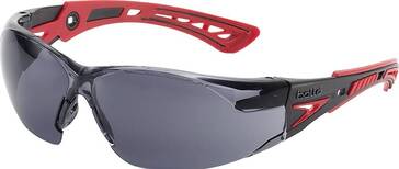 Bolle Rush+ Safety Glasses, Smoke Lens