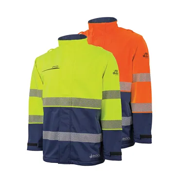 Hi-Vis PPE2 Softshell Jacket with Segmented FR Reflective Tape-21cal