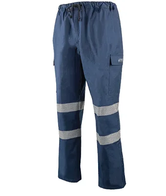 FR Wet Weather Trousers PPE Category 2 with Segmented Fr tape