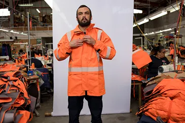 ARCPRO&reg; Arc Rated, Inherent Fire retardant, Wet Weather Jacket 13 cal