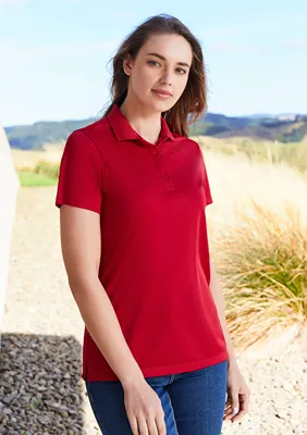 Womens Action Short Sleeve Polo